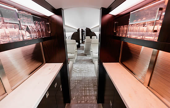 Bombardier Global 5500 refurbishment