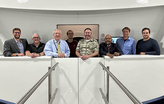 From L-R: Daniel Shinners (AXIS), Eric Hoyt (Vista), Mike Wilson (FAA), Christoph Reinisch (AXIS), Daniel Brosnan (Vista), Arnab Lahiri (FAA), Simon Jauk (AXIS) and Alexander Pommer (AXIS). From L-R: Daniel Shinners (AXIS), Eric Hoyt (Vista), Mike Wilson (FAA), Christoph Reinisch (AXIS), Daniel Brosnan (Vista), Arnab Lahiri (FAA), Simon Jauk (AXIS) and Alexander Pommer (AXIS).