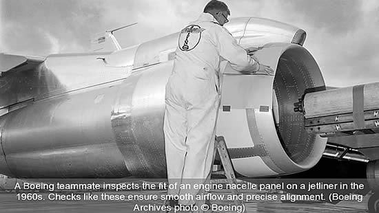 When production surged in the 1950s, Boeing expanded from wartime manufacturing into the jet age.