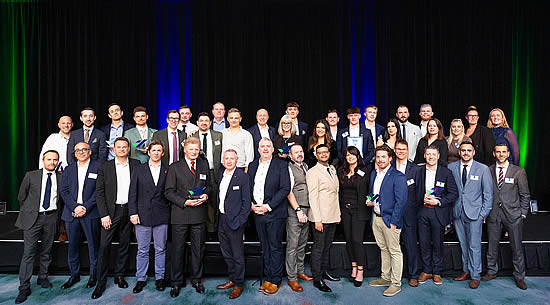 Winners at the Air Charter Excellence Awards 2025