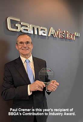 Paul Cremer is this year's recipient of BBGA's Contribution to Industry Award.