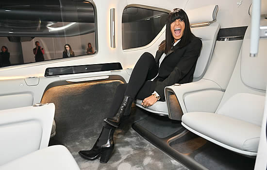 Claudia Winkleman bringing the celebrity to the Valo launch