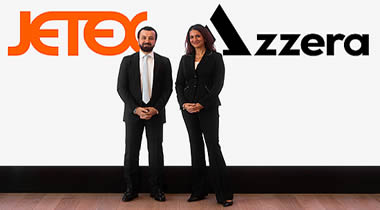 Adel Mardini, CEO, JETEX (left) and Puja Mahajan, CEO, Azzera.