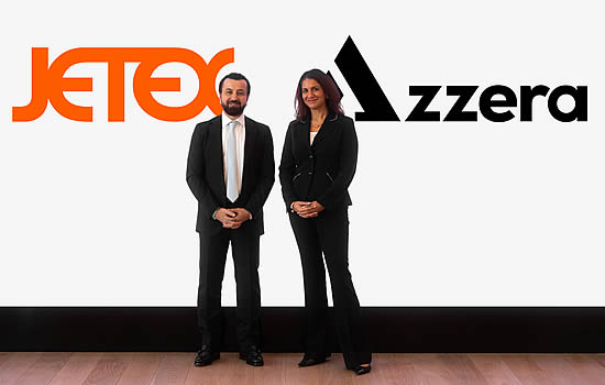Adel Mardini, CEO, JETEX (left) and Puja Mahajan, CEO, Azzera.