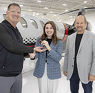 Launch customers and longtime Citation owners Dave Mecartney and Shannon Day took delivery of their new aircraft this week.