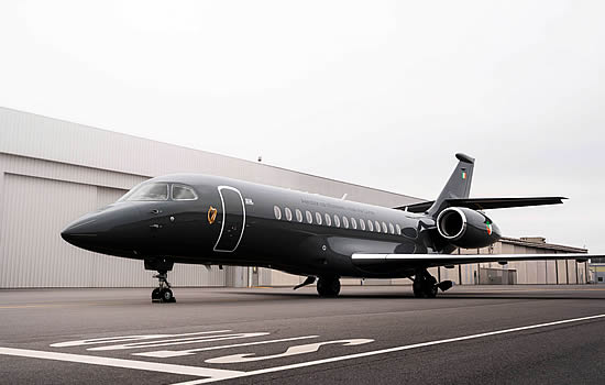 ALTEA delivers new Falcon 6X ‘strategic reach’ aircraft to Irish Department of Defence