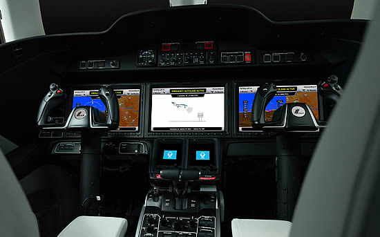 HondaJet Elite II cockpit