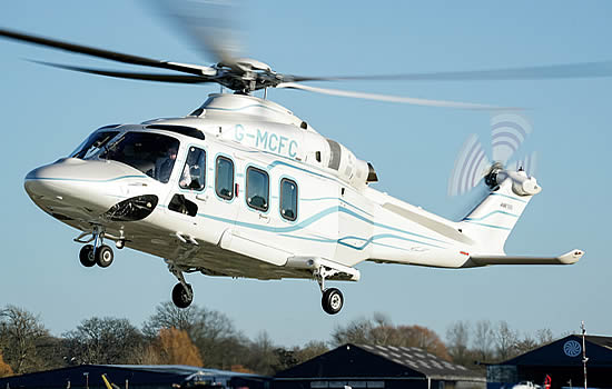 Saxon Air marks 10th rotary year with addition of flagship AW139