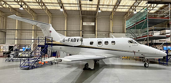 Phenom 100 sporting new registration.