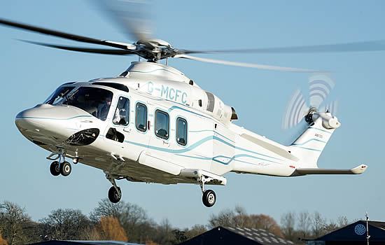 SaxonAir is now the largest commercial helicopter operator in the UK. This AW139 is their latest.