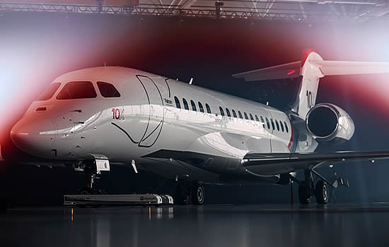 Dassault Aviation unveils the Falcon 10X