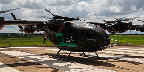 Eve conducts full-scale eVTOL prototype flight for Brazilian President Lula