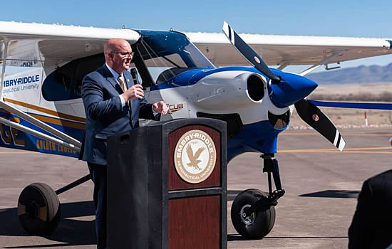 Dr. Ken Witcher, chancellor of Embry-Riddle Aeronautical University’s Prescott, Arizona, campus.