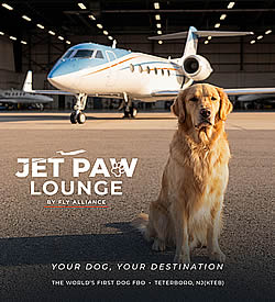 Jet Paw Lounge - the world’s first dedicated Dog FBO
