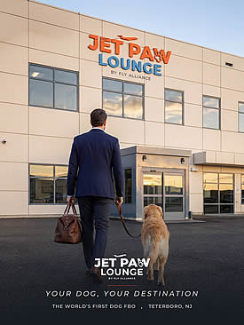 Jet Paw Lounge - the world’s first dedicated Dog FBO