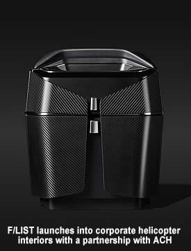 F/LIST launches into corporate helicopter interiors with a partnership with ACH