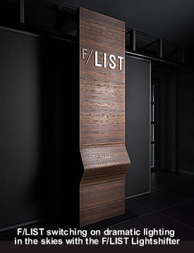 F/LIST switching on dramatic lighting in the skies with the F/LIST Lightshifter 