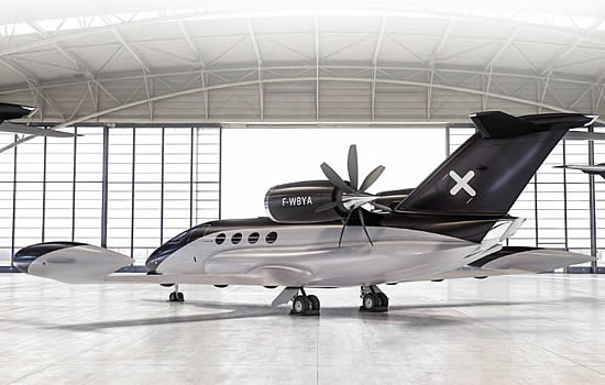 Beyond Aero's hydrogen-electric BYA-I light jet.