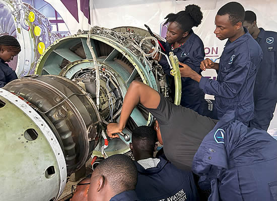 Joramco Aerojet Aviation Training Academy at Kotoka International Airport in Accra, Ghana is a good example of MRO investment.