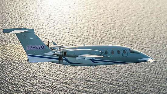 Piaggio Aerospace back with the Avanti Evo.