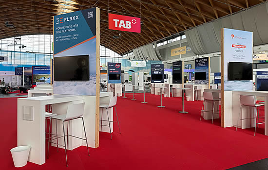 TAB Pavilion at AERO Friedrichshafen.