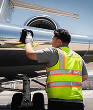 Vista aircraft maintenance at Van Nuys.