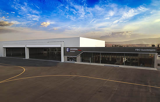 Universal Aviation's new FBO and GAT in Guadalajara.