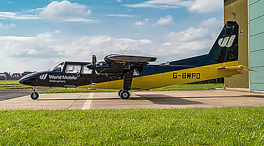 A Britten-Norman BN2T-4S Islander Aircraft