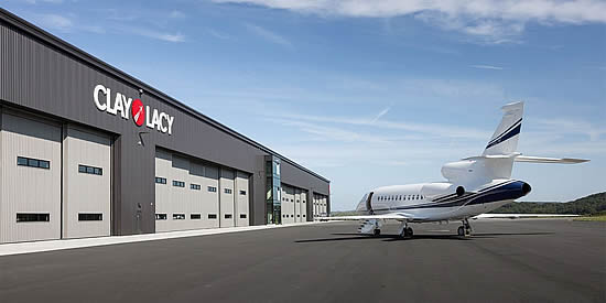 Clay Lacy FBO in Oxford, CT.