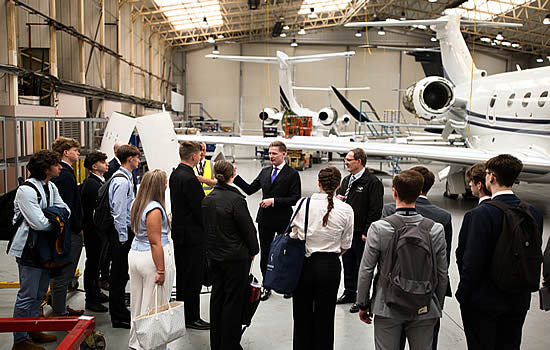 Luxaviation UK celebrates 30 years of excellence with aviation students