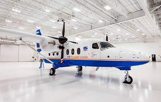 First Cessna SkyCourier delivered to the Marshall Islands Cessna SkyCourier to support expanded inter-island service for AIR Marshall Islands