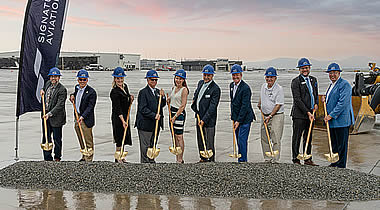 Signature breaks ground on hangar and office development at Roanoke-Blacksburg Airport