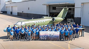 Textron celebrates 500th Cessna Citation CJ4 rllout as Gen3 era approaches