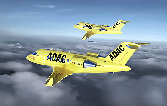 Bombardier Defense strengthens Aero-Dienst/ADAC partnership with second Challenger 650 medevac aircraft Bombardier Defense strengthens Aero-Dienst/ADAC partnership with second Challenger 650 medevac aircraft