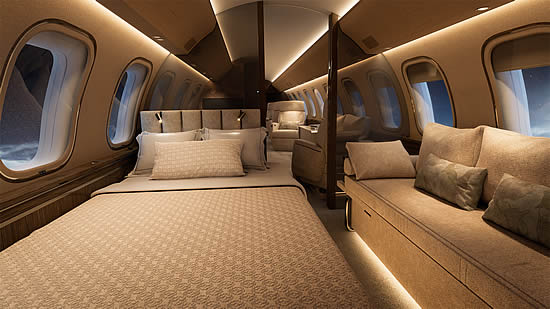 Bombardier and Elie Saab unveil bespoke Bombardier and Elie Saab unveil bespoke
Global 8000 interior