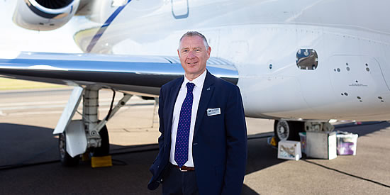 Kevin Ducksbury, chairman, The Air Charter Association. Kevin Ducksbury, chairman, The Air Charter Association.
