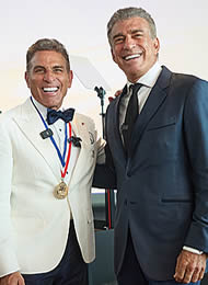 Flexjet Chairman Kenn Ricci (left) with Steve Varsano.