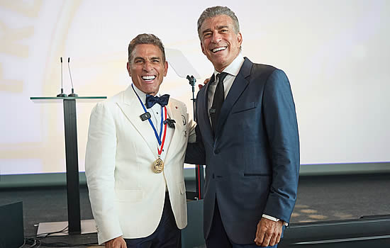 Flexjet Chairman Kenn Ricci (left) with Steve Varsano. Flexjet Chairman Kenn Ricci (left) with Steve Varsano.