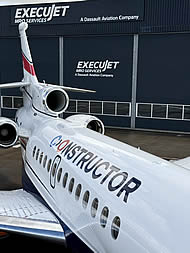 ExecuJet MRO Services Belgium completes extensive Falcon 7X project