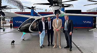 Nice Côte d’Azur Airport and partners unveil full-scale Joby electric air taxi mock-up