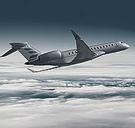 For the first time at an airshow, the Global 8000 aircraft will take part in the aerial display at Farnborough. For the first time at an airshow, the Global 8000 aircraft will take part in the aerial display at Farnborough.