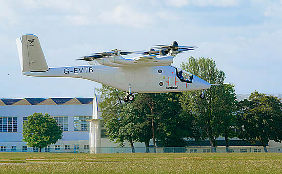 Vertical Aerospace’s final full-scale prototype completes first piloted flight, June 2026. Vertical Aerospace’s final full-scale prototype completes first piloted flight, June 2026.