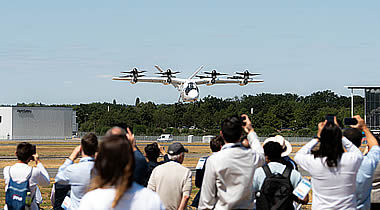 Vertical Aerospace makes history at Farnborough with first public eVTOL transition flight