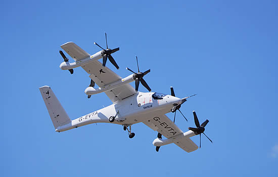 Vertical Aerospace makes history at Farnborough with first public eVTOL transition flight