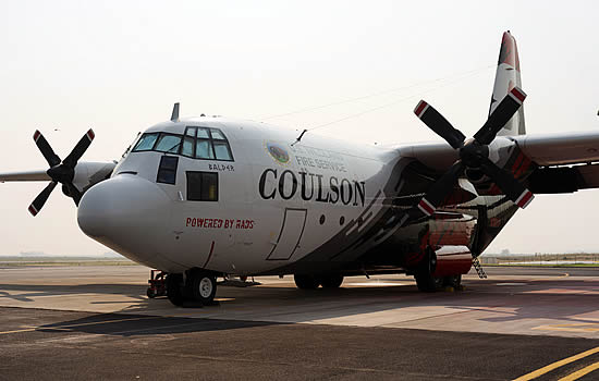 The Coulson Aviation C-130H is the first Large Airtanker placed under contract by the newly established US Wildland Fire Service. Tanker 138 is equipped with the Coulson proprietary RADS-XXL retardant delivery system, carrying 4,000 US gallons. The Coulson Aviation C-130H is the first Large Airtanker placed under contract by the newly established US Wildland Fire Service. Tanker 138 is equipped with the Coulson proprietary RADS-XXL retardant delivery system, carrying 4,000 US gallons.