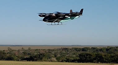 Eve 100 partial transition flight

