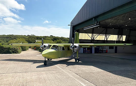 The first fully UK-built BN2B-26 Islander since repatriation of production The first fully UK-built BN2B-26 Islander since repatriation of production