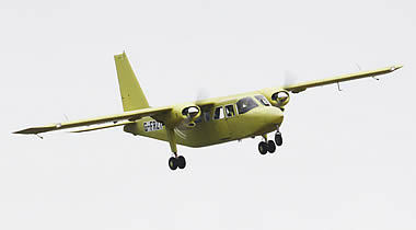 The first fully UK-built BN2B-26 Islander first flight. The first fully UK-built BN2B-26 Islander first flight.