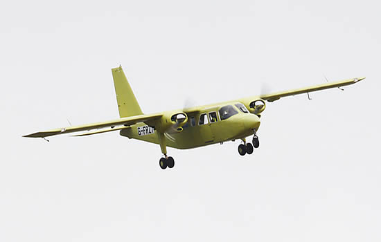 The first fully UK-built BN2B-26 Islander first flight. The first fully UK-built BN2B-26 Islander first flight.