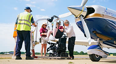 The Adventure of Flight: Three intrepid aviators come together in support of Aerobility